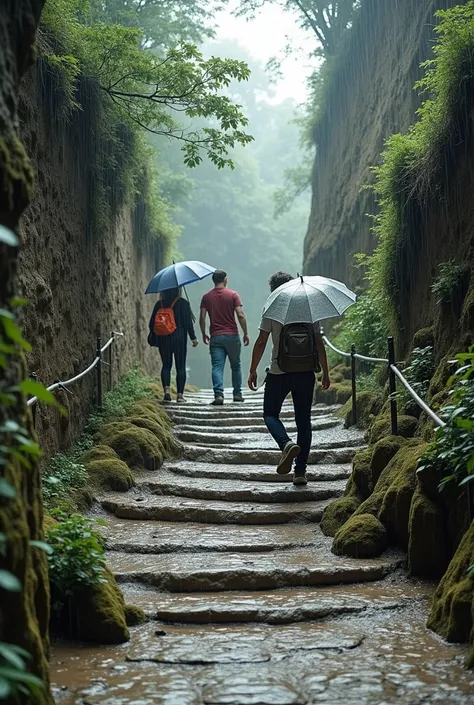 4. **Falls and Slips at Tourist Sites**
Many tourist sites, especially those with natural or historical landscapes, may have uneven surfaces, which increases the risk of falls.

#### causes:
- **Uneven terrain**: Cobbled paths, Steep slopes or wet surfaces...