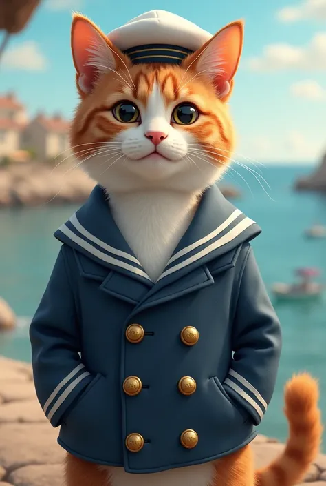 Cat Sailor Suit