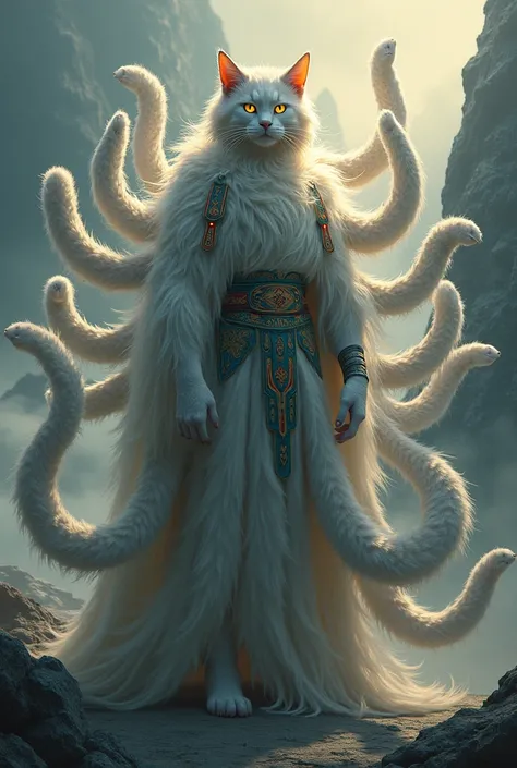 9-tailed cat spirit man 
