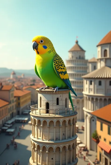 Budgie holiday in pisa italia