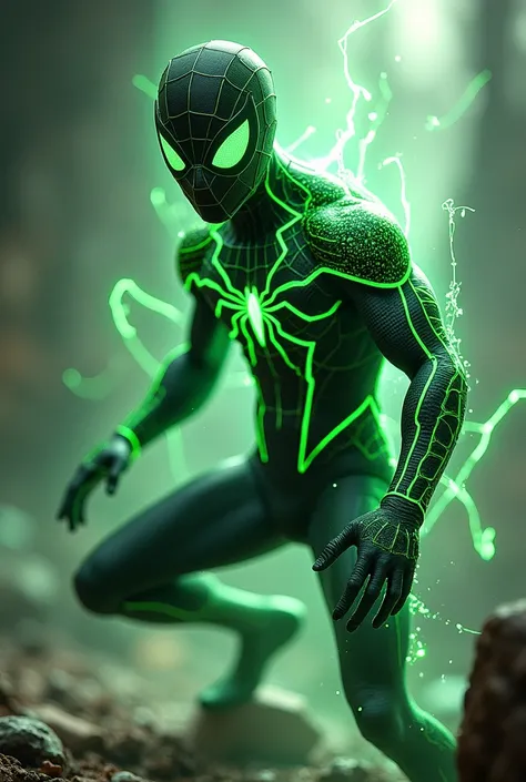 green spider man