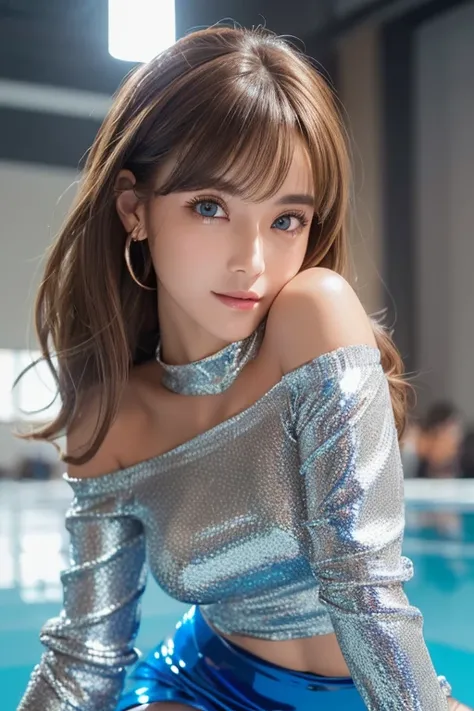 Very beautiful cute girl like an angel,11,
Beautiful detailed eyes, 
Double eyelids with attention to detail,
(Big eyes:1.4),
Long, straight brown hair, 
Bangs show through,
Sharp focus,Small, straight nose,
Beautiful detailed face and eyes, 
Downcast eyes...