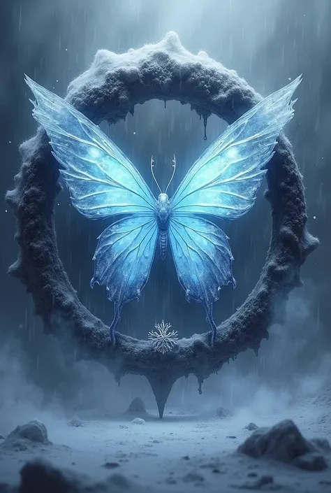  El clan Li tiene por simbolo un fondo que parece ser una tormenta de nieve junto a un dibujo de un circulo que parecen dos mitadas de un amuleto casi juntos de color negro, en medio dibuja una mariposa de hielo  que vuela hacia arriba y abajo de ella hay ...