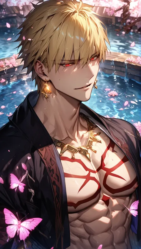 absurdres, highres, ultra detailed, hdr, master piece, best quality, extremely detailed, detailed eyes, detailed face, gilgamesh...