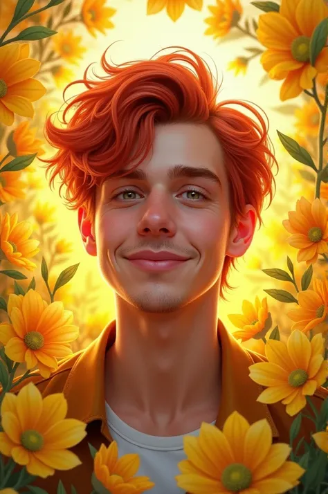 The Rubius with yellow flowers