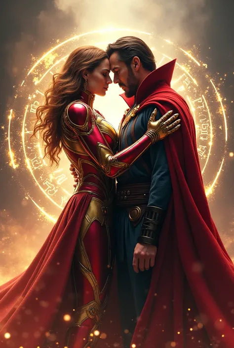 Superior Iron Woman hugging Doctor Strange 42. fanart