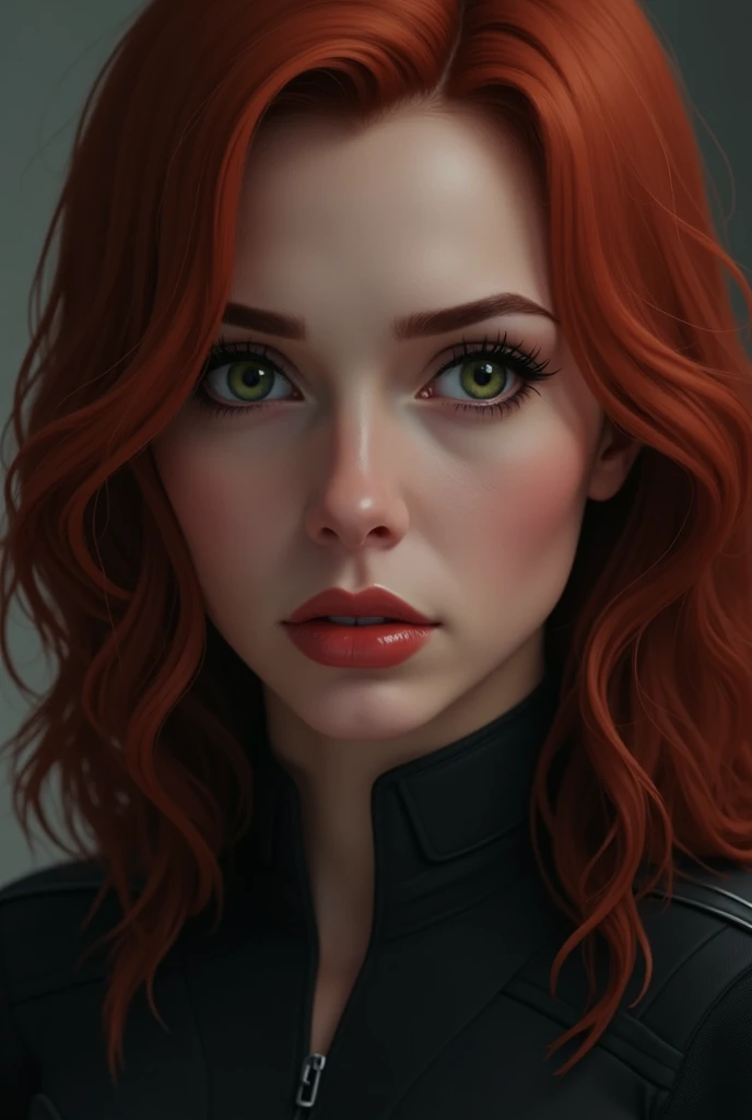 Give me a black widow (from marvel) talking, I just want your face
