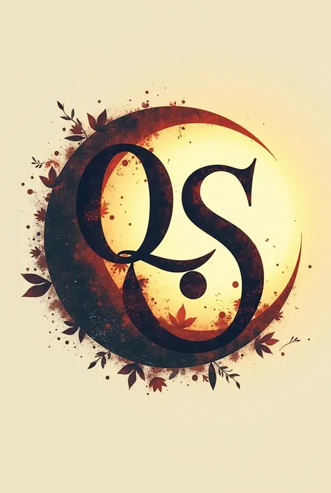 I have a variety store called QS store, I want this Qs as if it were an eclipse. Logo With qeos