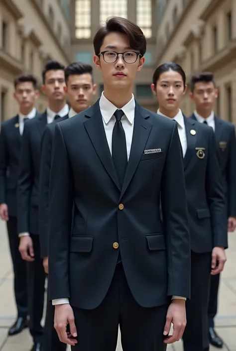 
Create uniform of the students there (should be formal, suits)
