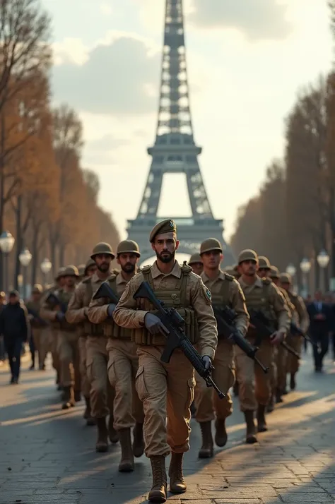 Iraqi army in paris