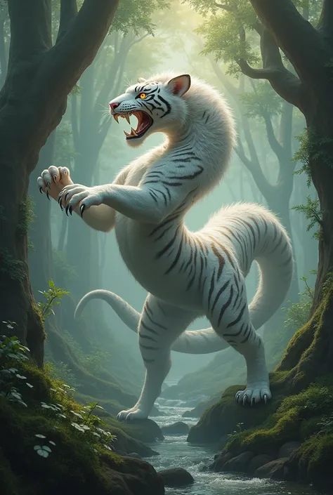 White snake and tiger add create new animal 