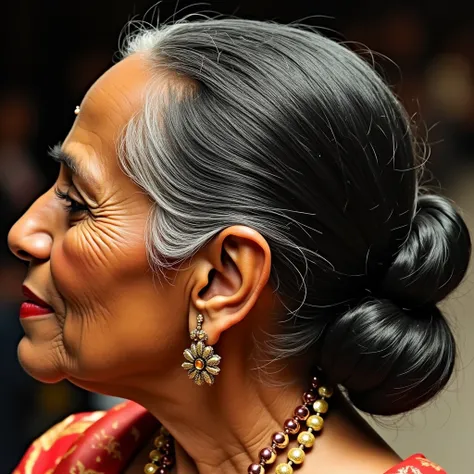 The Parisian runway, a stage bathed in the blinding glare of spotlights, is tonight a canvas for an unexpected spectacle.Three Indian grandmothers,their ages defying time, stand at the center,their vibrant sarees a kaleidoscope of color.Their hair, however...