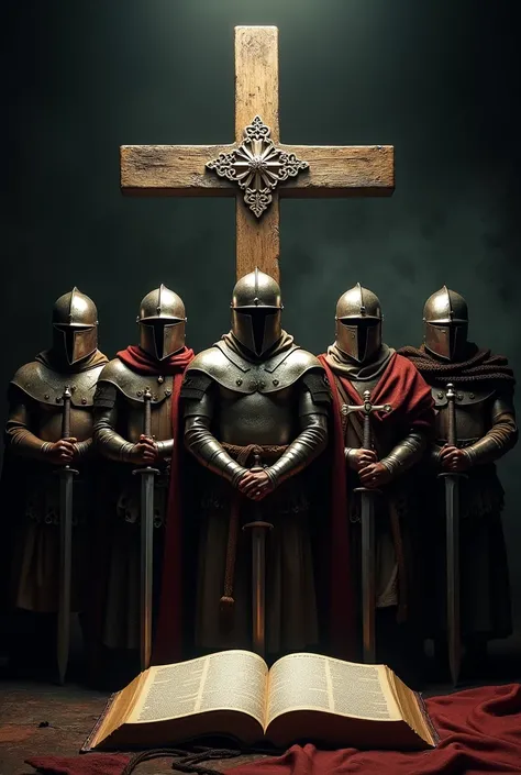 A cross, a bible, a helmet, a sword, Men&#39;s Ministry 