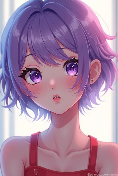 Purple Hair、Short Hair、Idol Eyes