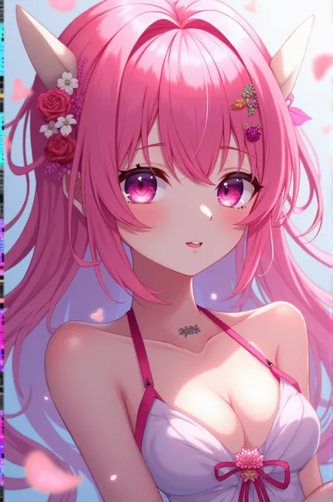 Zero two character with youthful and sexy appearance