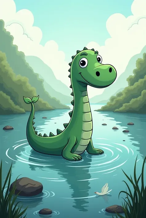 Loch ness cartoon


