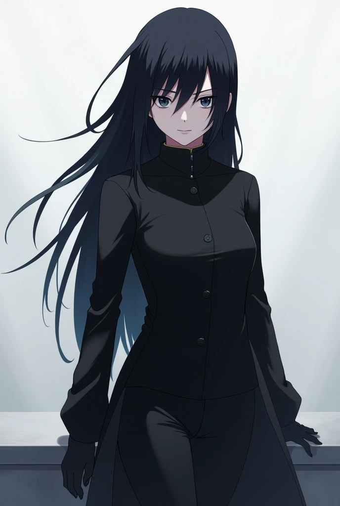 Lies if p character 2d model with black hair
