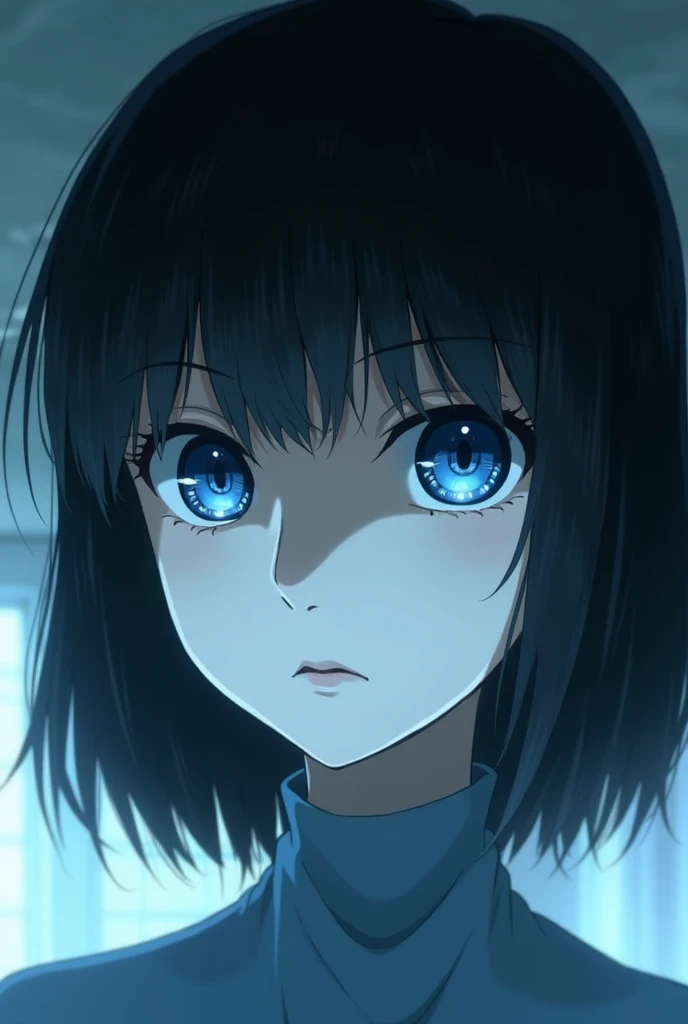 Serial experiments lain con ojos azules