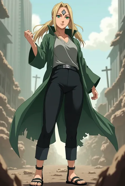 make tsunade from Naruto 