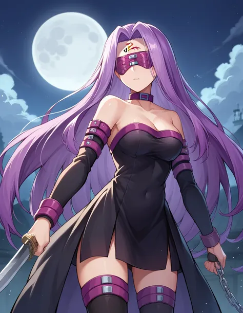 score_9, score_8_up, score_7_up, source_anime,
medusarider, medusa rider, long hair, very long hair, purple hair, facial mark, f...