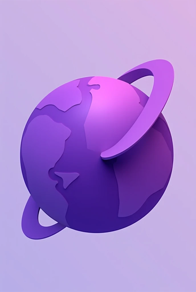 purple globe logo