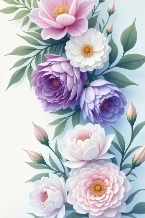 Similar painted floral