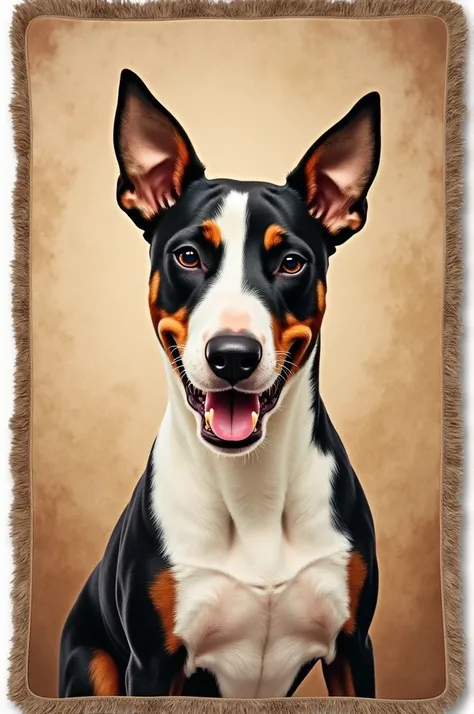 I make a bull terrier dog blanket 