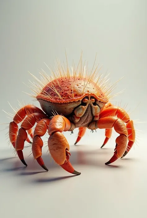 Hairy crab presentation