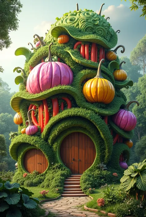 Vegetable-themed architecture