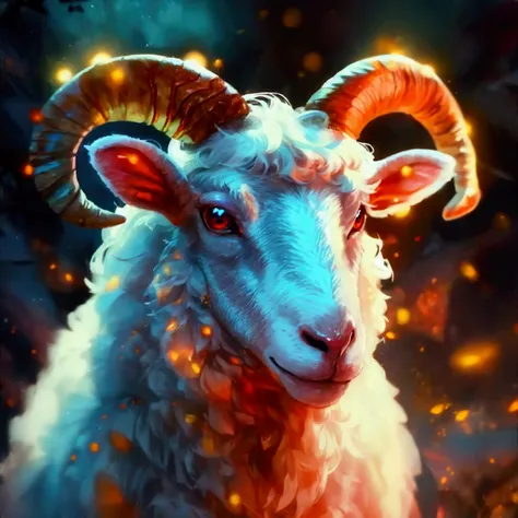 A lamb with seven horns and seven eyes