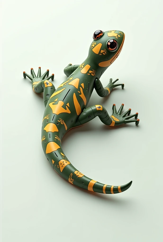 A. External View General Form:

El bioSim Lizard tendrá un diseño aerodinámico y estilizado, similar to that of a real lizard, with an elongated and flexible body.
segmented body:

Composed of 4-6 clearly defined segments, each connected by joints that all...