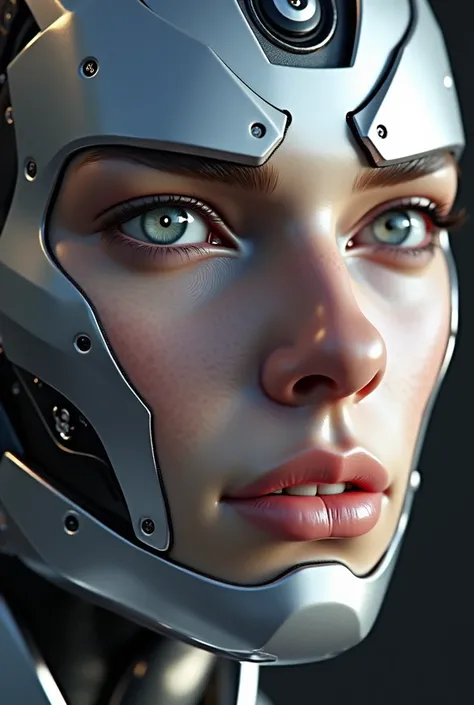 a highly detailed portrait of a male robot in a mech suit,extremely detailed face,flawless features,hyper realistic concept art,8k resolution,photographic quality,photorealistic,masterpiece