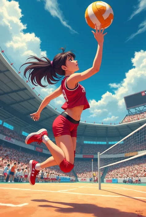 Volleyball player ,korean ,anime