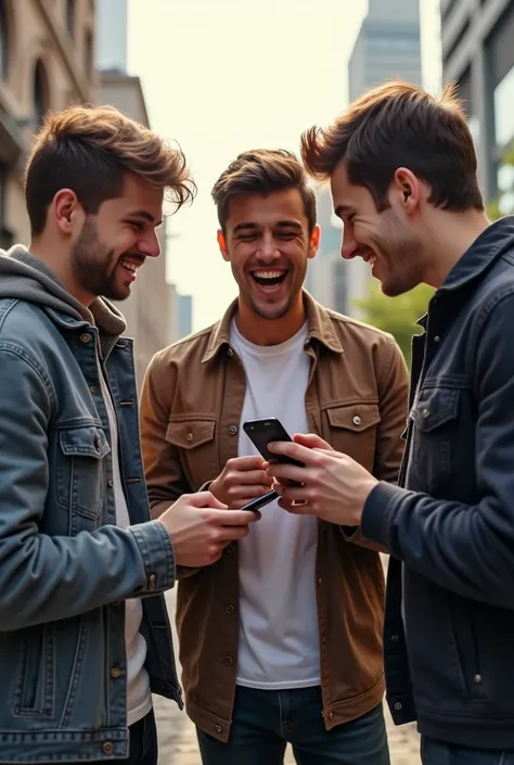 young Men speaking to the mobile phone