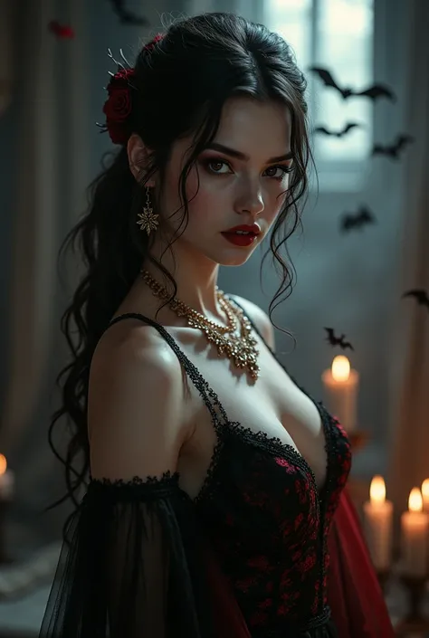 Imagine cute and sexy woman + vampire fusion