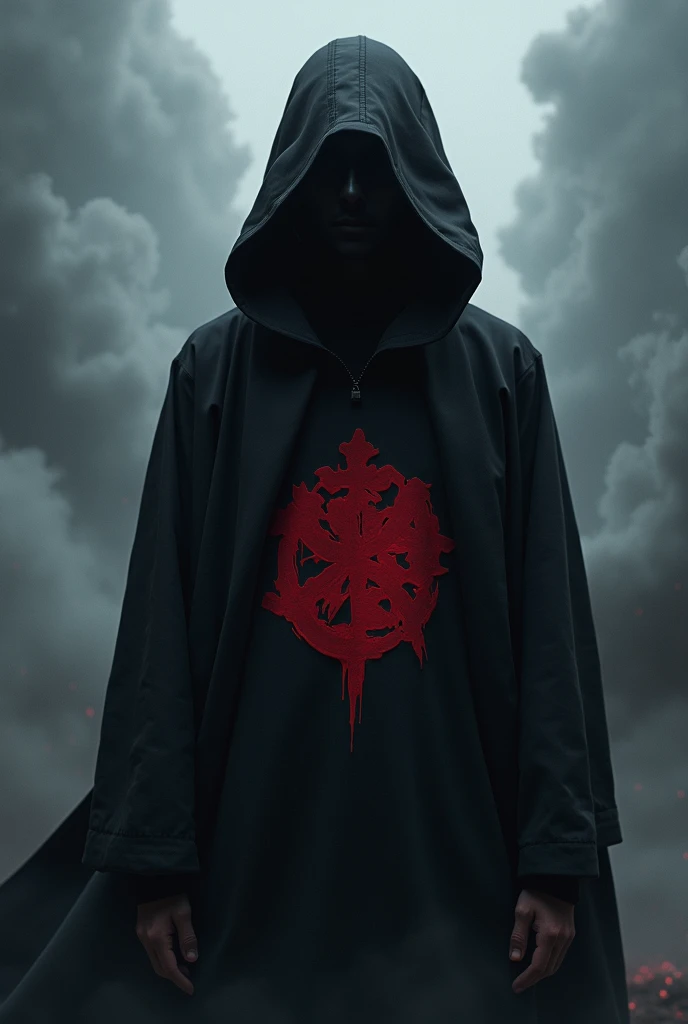 Alan walker with akatsuki dress along with his logo