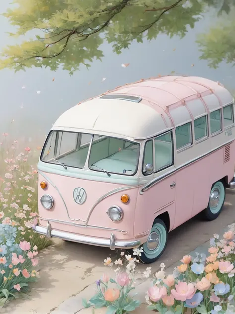 Ultra delicate、beautifulな、Highest quality、Popup、pastel、とてもcute、Patchwork、cute、Small bus、Ultra delicate、beautiful