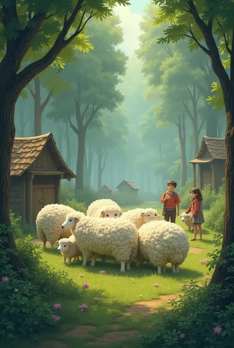 Villager々What was especially important to、They were sheep living in the forest.。

These sheep、had special powers。Their fur is fluffy、As soft as a cloud、At night、The sheep use their wool to weave beautiful dreams.。the village children、By falling asleep surr...