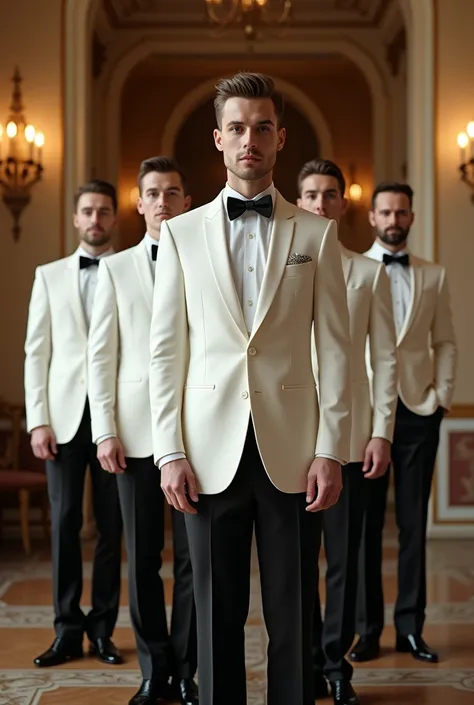 White tuxedo men
