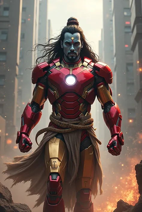 Mahadev in Ironman suit