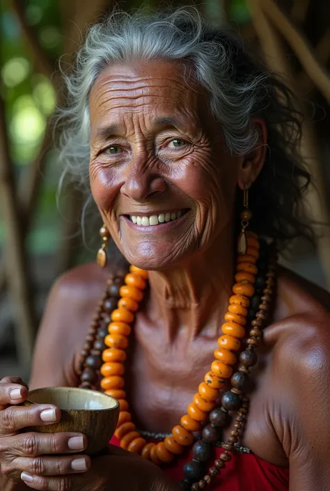 100 year old Papua New Guinea women opening her vegina 