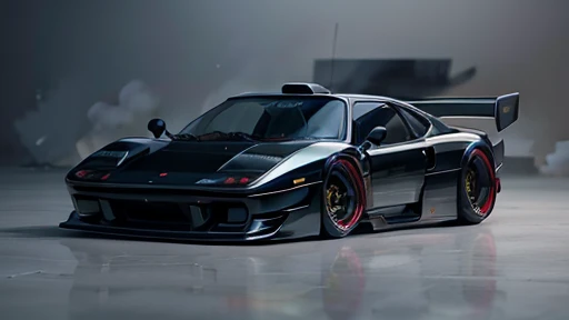 Ferrari F-40 fusion with a Darth Vader theme.