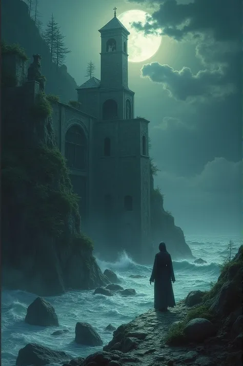 And this was the reason that, long ago,
In this kingdom by the sea,
A wind blew out of a cloud, chilling My beautiful Annabel Lee;
So that her highborn kinsman came
And bore her away from me,
To shut her up in a sepulchre
In this kingdom by the sea.