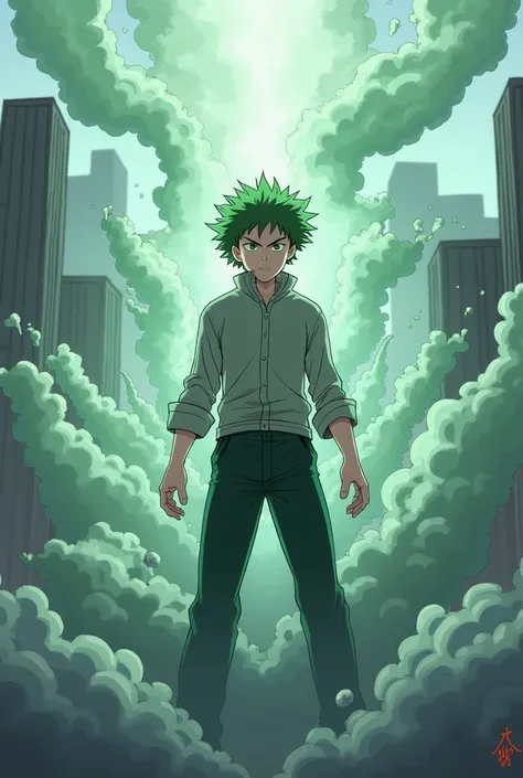 izuku midoriya com smoke