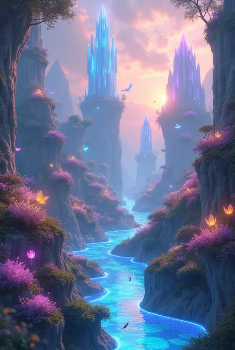 Beautiful and interested fairyland  Not existent/imaginary biome with description 