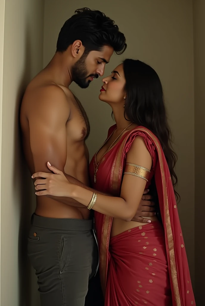 a monster naked with big dick fucking a Indian girl in her tired saaree
Give them a good sex position where their genitals are visible
Give a him 8 inch dick giving her a blowjob with his semen spread on her big boobs
Undress them fully 
I dont want a even...