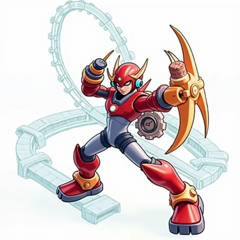 Generates zero from mega man zero more realistic and android. 