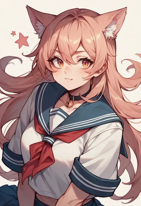 　Sailor suit　girl　Cat ears　