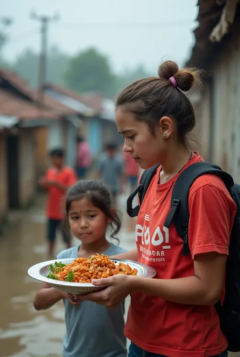 Meaningful images of supporting flood victims