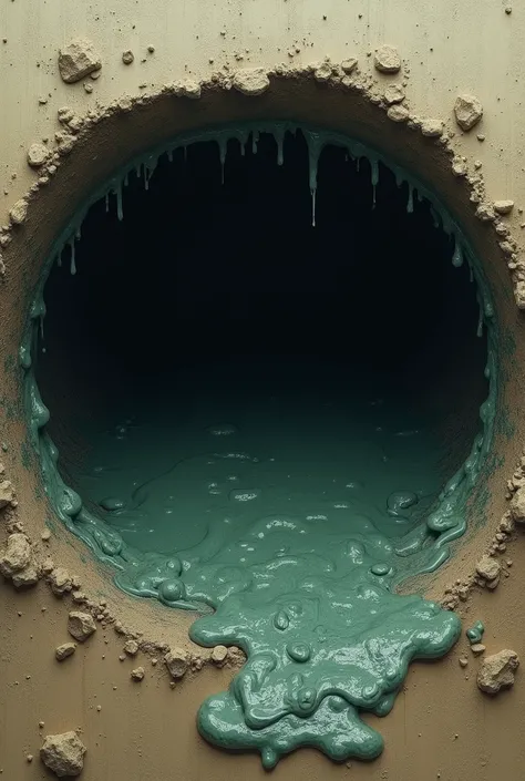 A hole Full of shit inside